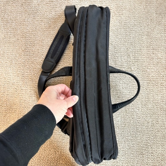 Tumi Black Alpha Expandable Briefcase - Picture 7 of 7